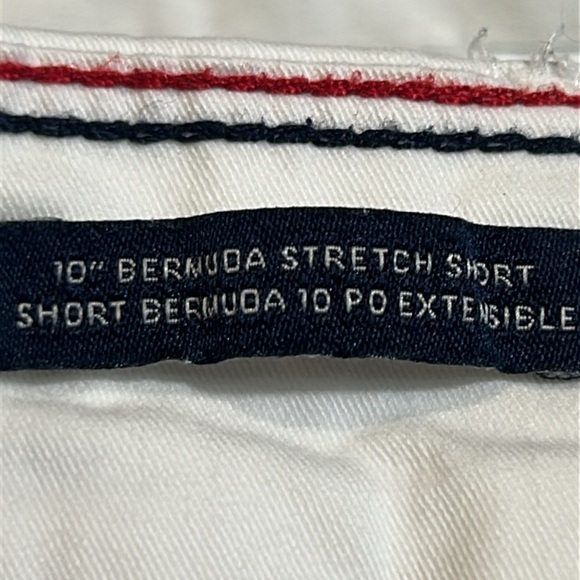 Tommy Hilfiger 10" Bermuda Stretch Shorts White Women’s Size 18 - Picture 5 of 14